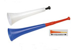 Adjustable vuvuzela horn