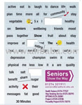 Promotional word magnets